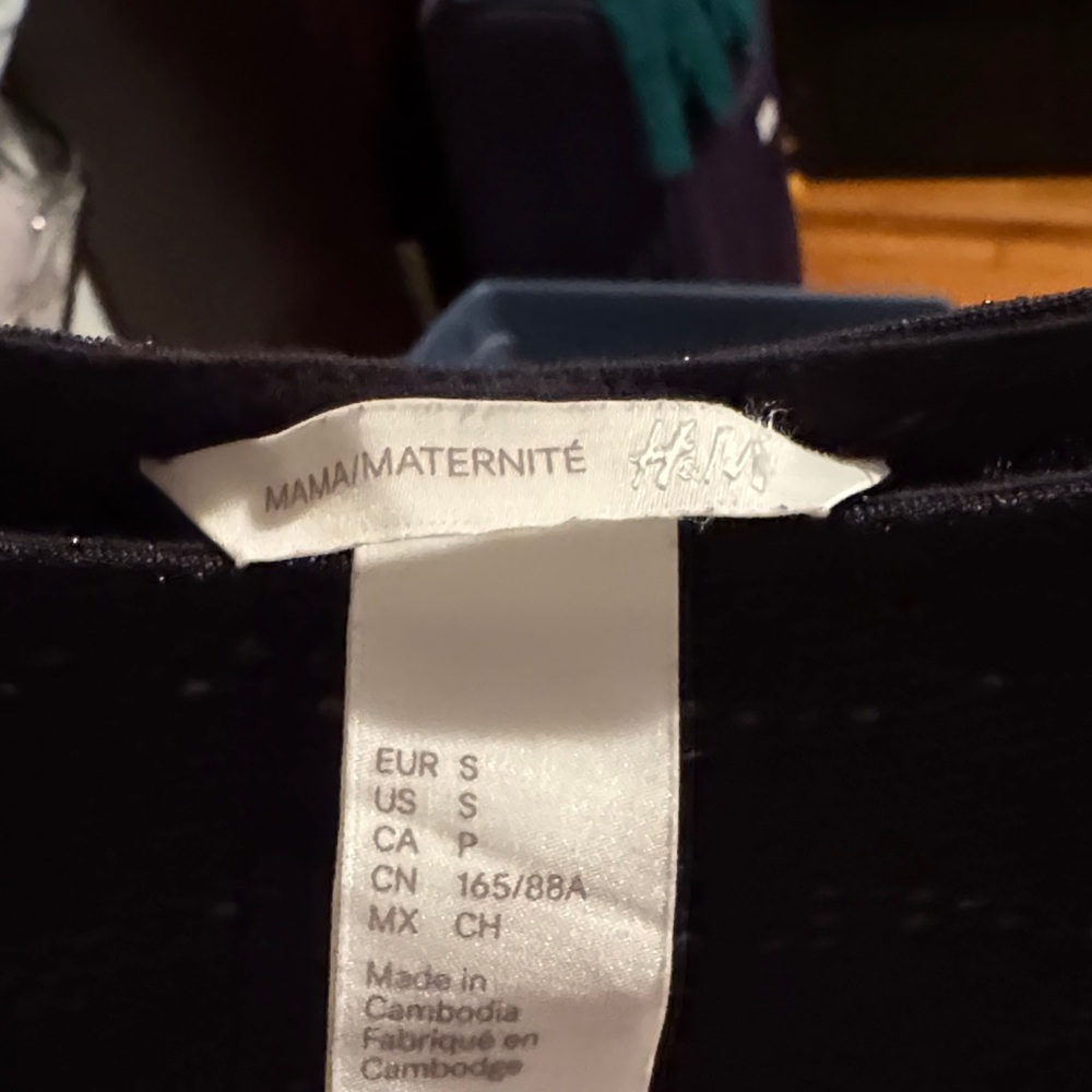 H&M Black Maternity Blouse